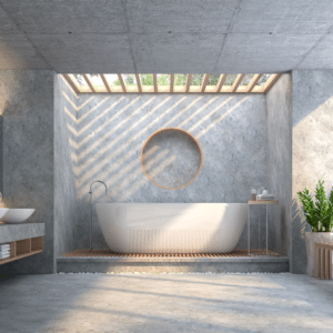Béton ciré salle de bain
