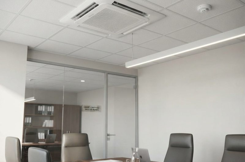 installation-cassette-climatisation-bureau-aix